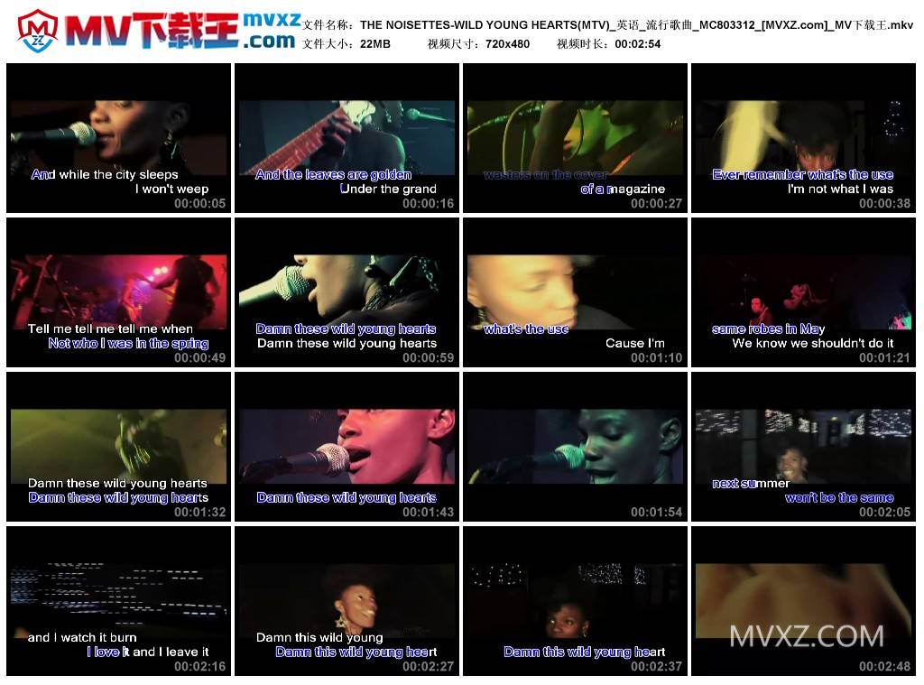 THE NOISETTES-WILD YOUNG HEARTS(MTV)_英语_流行歌曲_MC803312